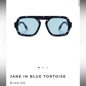 Elisa Johnson blue toned glasses